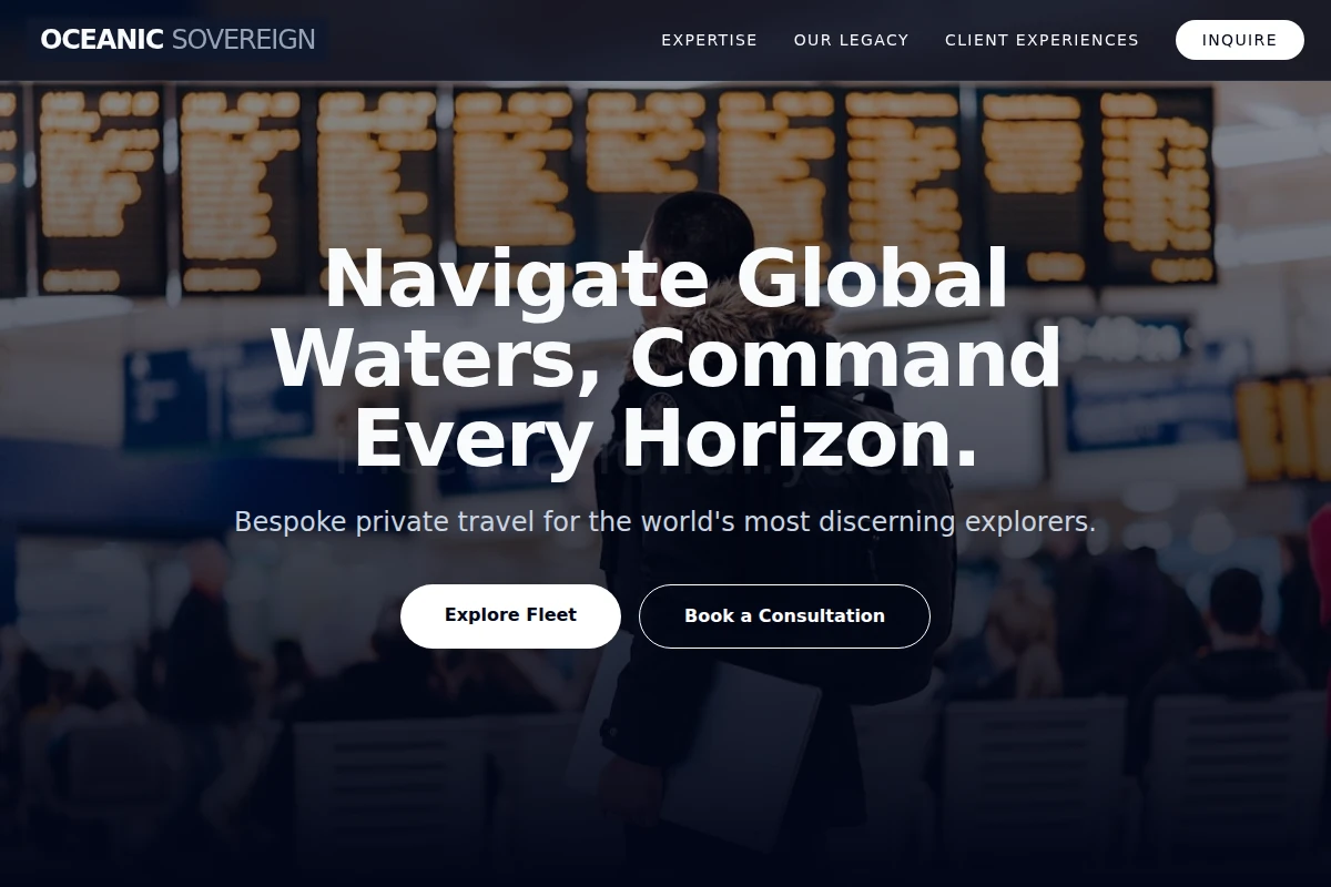 Charter Travel Booking